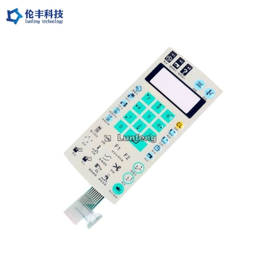 Bom preço. Teclado de membrana tátil feito sob encomenda de superfície LUSTROSO com exposição do LCD on-line