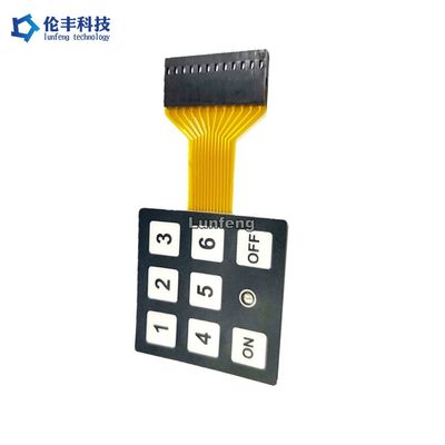 Bom preço. Comutador de membrana de tensão de motor 3v / 3.3V personalizável com impressão na tela on-line