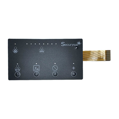 Bom preço. Design personalizado Switch de membrana OEM Superposição de painel gráfico com opção de chave em relevo e excelente resistência UV on-line