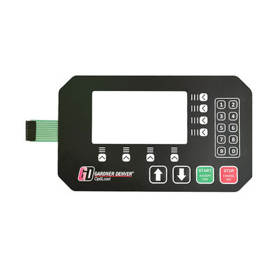 Bom preço. 1-3 Milhões de vezes de vida útil ABS Membrana Switch Overlay para equipamentos de controle industrial on-line