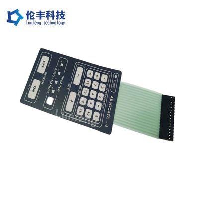 Bom preço. Interruptor de membrana de PET plano para eletrodomésticos LED Branco/Vermelho/Verde/Azul de grau industrial on-line