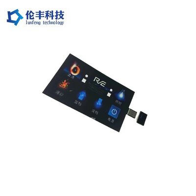 Bom preço. Teclado de membrana LED PET personalizado com cor LED vermelha e desempenho duradouro on-line