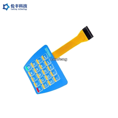 Bom preço. Conector feito sob encomenda impermeável de Matte Surface 2.54mm do interruptor de membrana de IP67 FPC on-line