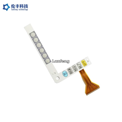 Good price Cor de Matte Surface Waterproof RAL do interruptor de membrana do diodo emissor de luz do circuito de FPC on-line