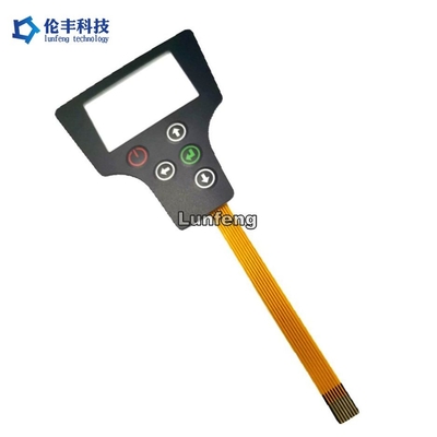 Bom preço. o ANIMAL DE ESTIMAÇÃO F150 de 0.15mm personalizou o interruptor de membrana de FPC com a extremidade de 1.0mm Zif on-line