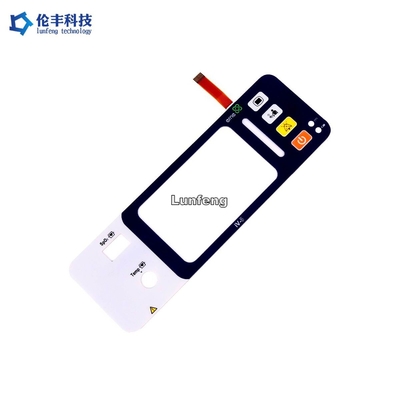 Bom preço. Interruptor de membrana de LED PET de poliéster, interruptor de membrana de chave de design personalizado on-line