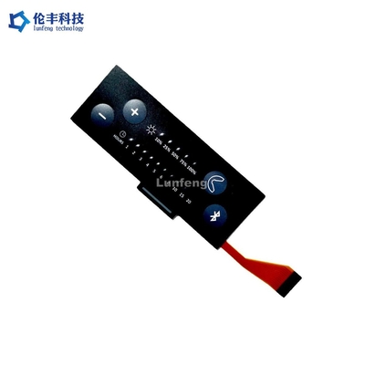 Bom preço. Interruptor de membrana LED com teclas em relevo PET, teclado de membrana LED FPC personalizado on-line