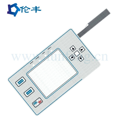 Bom preço. Painel liso do interruptor de membrana da C.C. 12V com resistência de isolação >100MΩ e temperatura de armazenamento on-line