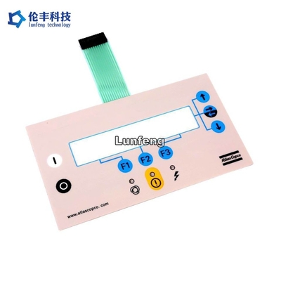 Bom preço. Conector 1.0 mm Pitch Polyester Membrane Switch Pad para FPC circuito personalizado cabo on-line