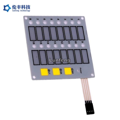 Bom preço. teclado de membrana de LED branco personalizado com nível de proteção IP65 on-line