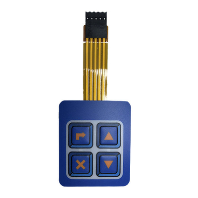 Circuito de interruptor de membrana personalizado de contato único / duplo / multicamadas 50mA / 50V DC para 30 °C a 80 °C