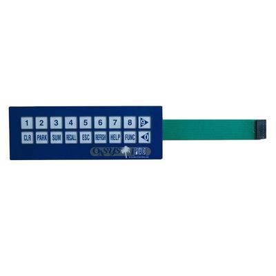 Superposição de painel gráfico de tamanho personalizado com 3M 467MP Adesivo e opção de tecla plana