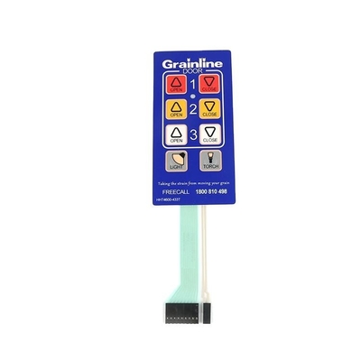 Bom preço. Interruptor de membrana plana de eletrônicos de consumo com impressão em serigrafia e resistência de isolamento 100MΩ on-line