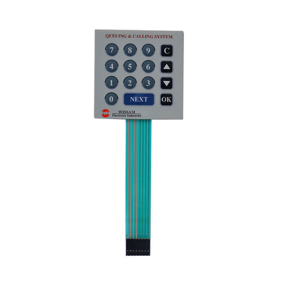 Bom preço. Botões em relevo PET Membrana Switch em acabamento mate / brilhante personalizado para desempenho on-line
