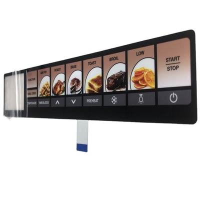 Bom preço. Interruptor de membrana plana de grau médico com código de cor Pantone personalizado e adesivo 3M467 on-line