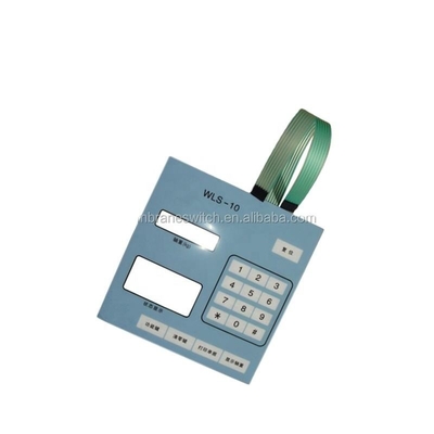 teclado de membrana plana para eletrônicos de consumo fabricado em material PET/PC/PVC