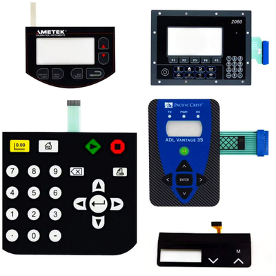 Interruptor de membrana PET personalizado para equipamentos médicos e aplicações industriais