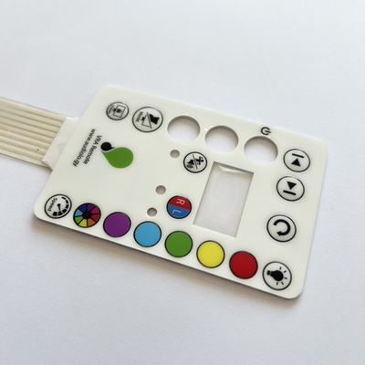 teclado de membrana de LED de trabalho pesado com nível de proteção IP65 e longa vida útil