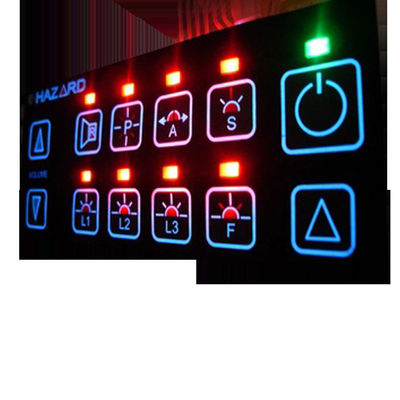 Bom preço. Sobreposição de membrana impressa em serigrafia com tamanho máximo personalizado, teclado de membrana perfeito para sistemas de controle automotivo on-line