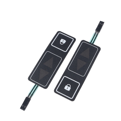 teclado de membrana impermeável de cor Pantone com número de tecla personalizável e faixa de temperatura 20C-70C