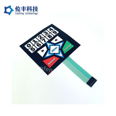 Bom preço. Força de ação 160180g teclado de membrana plana suportando faixa de temperatura 20C 80C perfeito para painéis de controle industriais on-line