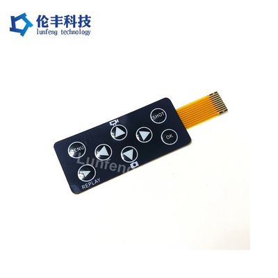 Bom preço. Interruptor de membrana FPC com domo metálico e conector ZIF, material de sobreposição de silicone oferecendo desempenho elétrico e durabilidade on-line