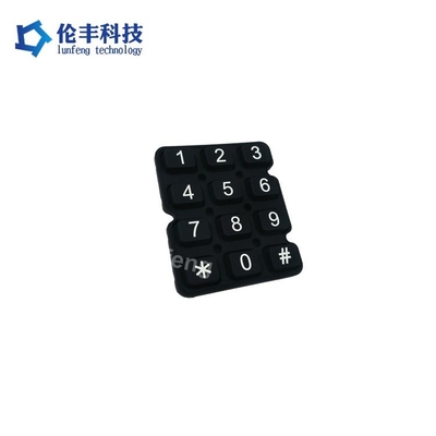 Botão de teclado de borracha de silicone resistente à água para controle suave e preciso