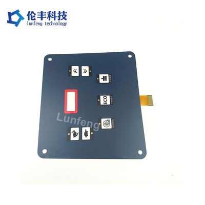 Bom preço. Impressão em tela ou impressão digital FPC Membrana Switch com 3M467MP backadhesive e sobreposição on-line