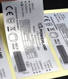 Bom preço. Silver Sticker Label with Permanent Acrylic Adhesive and Temperature Resistance up to 80°C for Product Packaging on-line