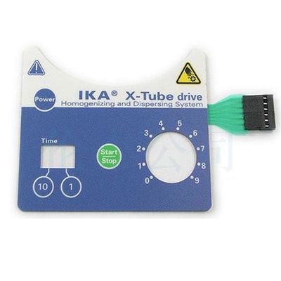 Abóbada lisa do metal do conector do preto do circuito do ANIMAL DE ESTIMAÇÃO do interruptor de membrana da cor de RAL