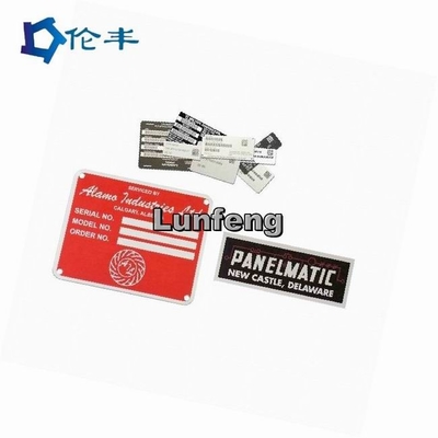 Bom preço. Placa de alumínio Logo Die Punching de Pantone da placa de identificação da etiqueta do metal on-line
