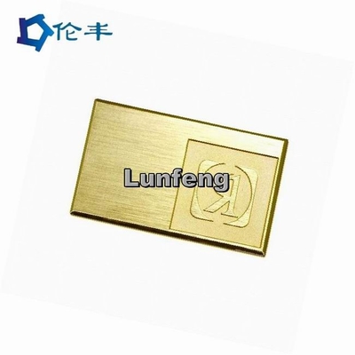 Bom preço. Logotipo de alumínio RAL AL1060 da placa de identificação da estampagem de aço inoxidável on-line