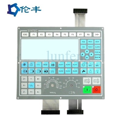 Bom preço. Switch de toque de membrana LED PET de superfície fosca personalizado com LED branco vermelho verde azul on-line
