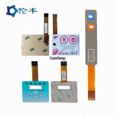 Bom preço. Comutador de membrana PET personalizado para aplicações industriais Transparente e durável on-line