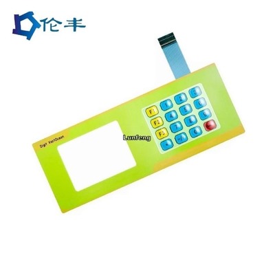 Bom preço. o gráfico dos interruptores de membrana 3m9080A cobre a folha de prova da membrana do PVC do PC da janela do LCD on-line