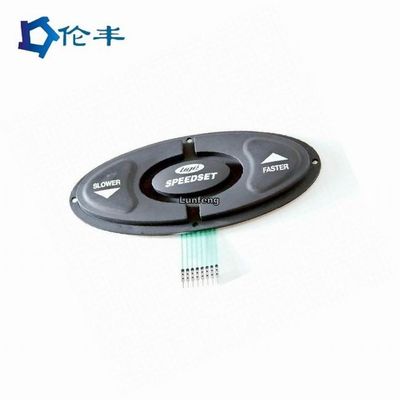 Bom preço. Teclado de borracha de silicone resistente à água com botão de impressão em serigrafia e em relevo para dispositivos electrónicos e industriais on-line