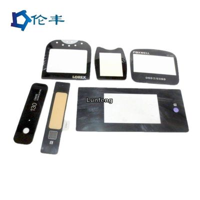Bom preço. Cortar por CNC painel frontal acrílico com serigrafia e resistência à temperatura para painéis de controlo industriais on-line