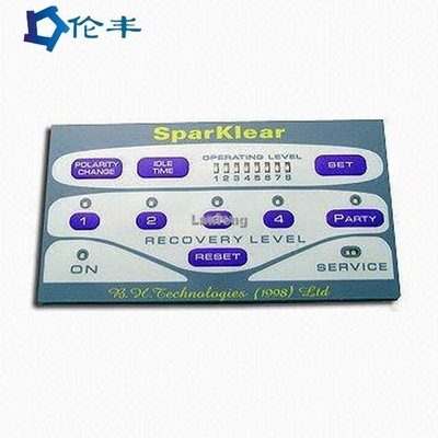 Bom preço. Folha de prova gráfica cortada da etiqueta de Lexan do PC do teclado de Front Control Button Membrane Switch on-line
