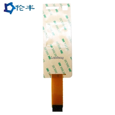 Bom preço. Interruptor de membrana de circuito impresso flexível de 105 * 25mm personalizado com backadhesive 3M467MP on-line